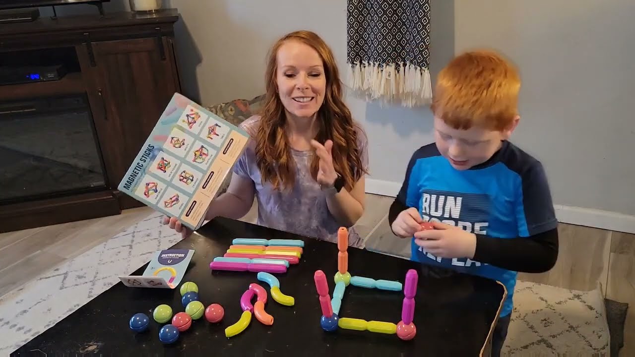 Review of Magnetix™  Fun Magnetic Balls and Rods Set Building Blocks Magnet Toys for Kids