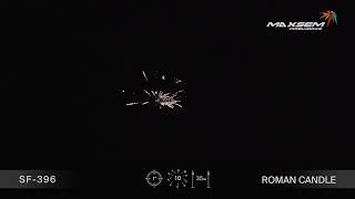 Римская свеча maxsem SF 396   1 дюйм 25 мм  калибр   эффест 2 mix   10 выстрелов