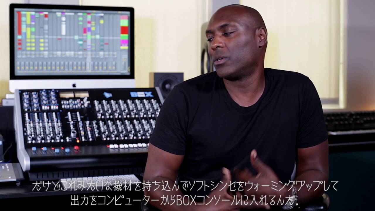 API BOX at Detroit Techno Star Kenny Larkin's Home Studio - Japanese subtitles