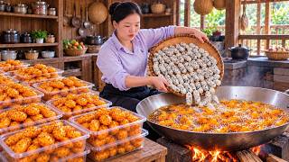Homemade Sweet Potato Balls – Crispy Outside, Soft & Fluffy Inside | Trieu Mai Huong screenshot 3