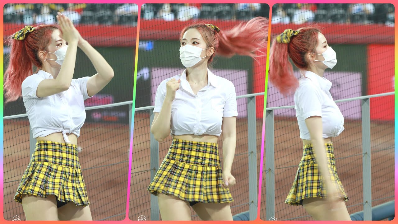 [4K] 210911 치어리더 이다혜 - 응원 리액션 모음 #2 @프로야구(기아타이거즈)/By 쵸리(Chori)