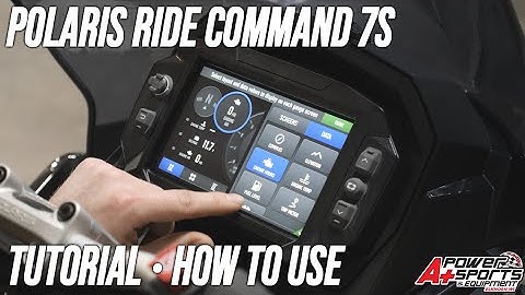2021 Polaris Ride Command 7S Glove Touch Display Overview, Tutorial, Tips, How to Use!