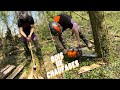 Abattages bois de chauffages stihl 462 ms 362