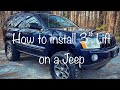 How to install 3” Lift on Jeep WK Please Subscribe if This video helped even just a little!!