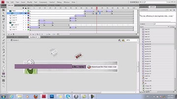 Animation coding stop and play with adobe flash