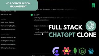 Build And Deploy Your Own ChatGPT For Free With React 19 | #24 Saving Conversations (FINAL)