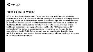 Understanding REITs: A Guide
