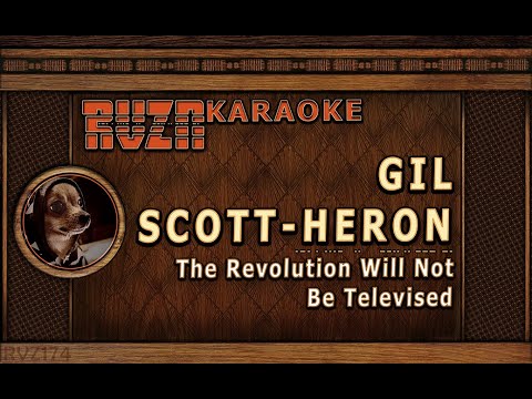 GIL SCOTT-HERON - "The Revolution Will Not Be Televised" Karaoke