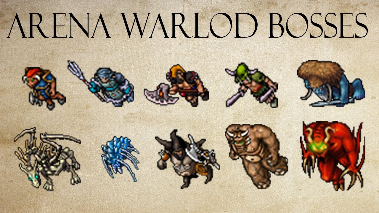 Tibia - Arena Warlord [BOSSES] - YouTube