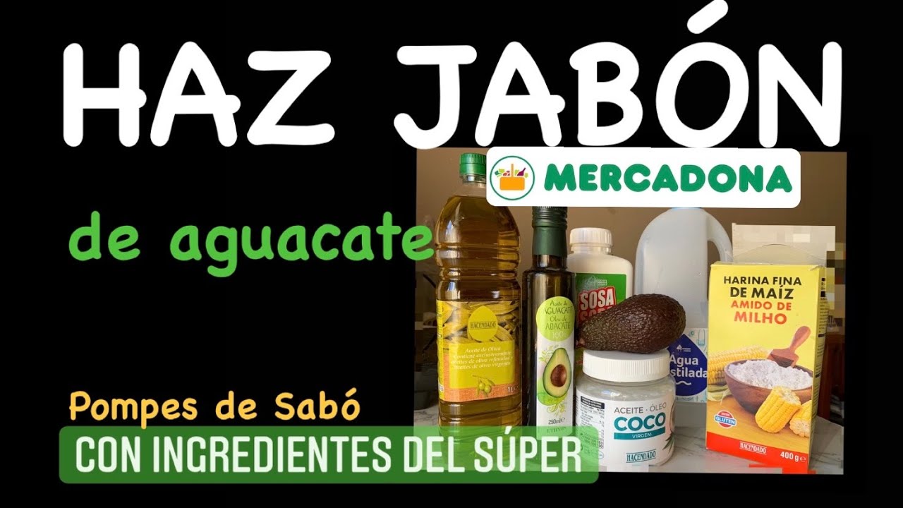 Tutorial de JABÓN CORPORAL con ingredientes del súper 