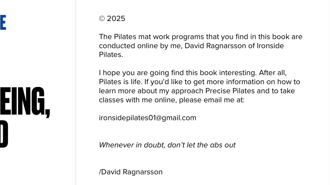 For Your Six Pack: Pilates