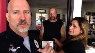 Patty CarQuest another good looking delivery person comes to MustangMedic