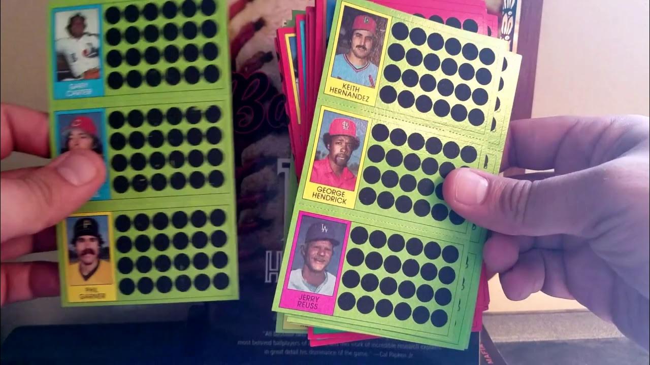 1981 TOPPS SCRATCHOFFS COMPLETE SET!! YouTube