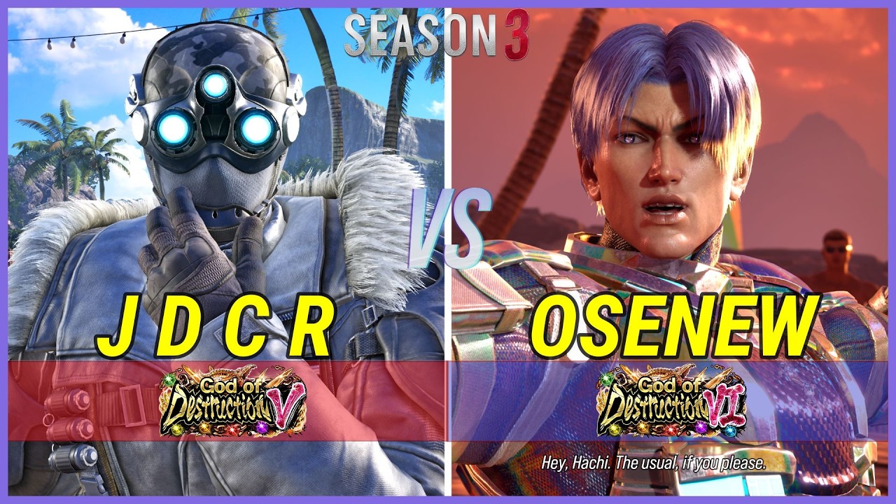 Tekken 8 S3 | JDCR (Dragunov) vs OSENEW (Lee) High Level Gameplay