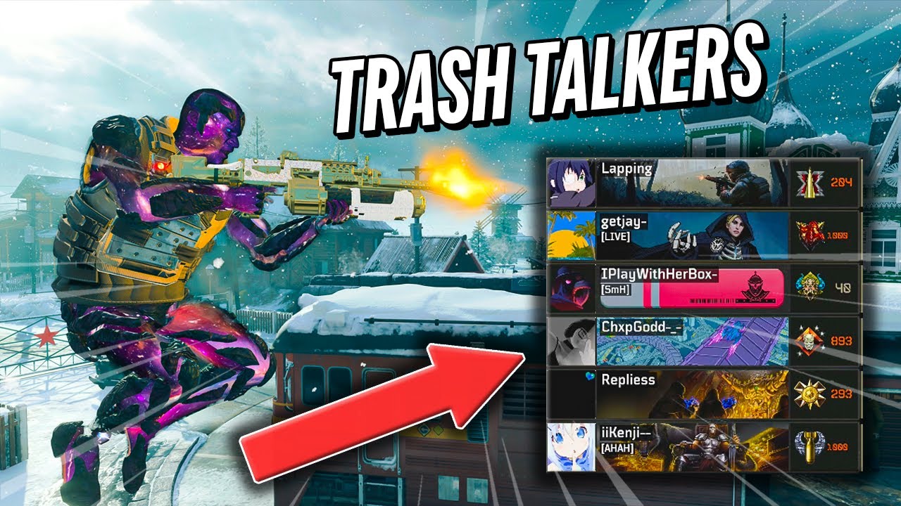 Trash Talkers Get SMOKED in 6v6 (COD BO4) - Black Ops 4 2022