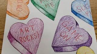 Drawing Conversation Hearts