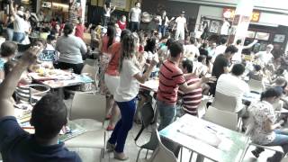 Flash Mob Ohh Happy Day - Coral em FAH