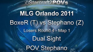 Sc2 Wol - Mlg Orlando 2011 - Boxer Vs Stephano - Lr4 - Map 1 - Dual Sight - Stephano