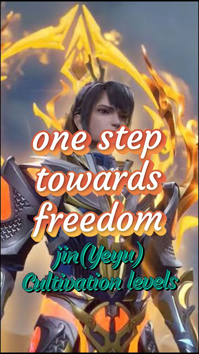 One Step Towards Freedom jin Ye Yu cultivation level DUBU XIAOYAO anime danguha manhua