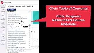 K-5 Reveal Math Support Resources Profile