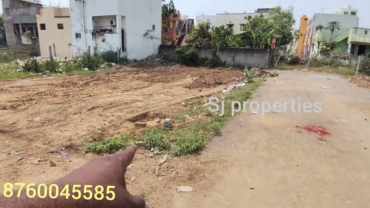 Land Sale Mangadu |  5500 per sf price is neo | CMDA APPROVED | 80 % Bank loan | Northfacing |