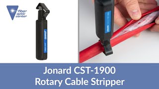 Jonard Tools CST-1900 Rotary Cable Stripper - Available from Fiber Optic Center