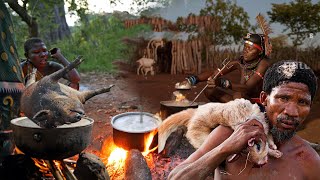 Unveiling The Hadzabe Tribe Masterful African Hunters Catching And Cooking Prey Full Documentary