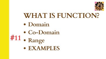 11. Function kya hai || Definition, Examples, Domain, Co-domain and Range #function #range #domain