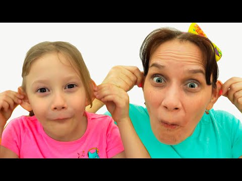 Alenai en mamá juega un desafío divertido