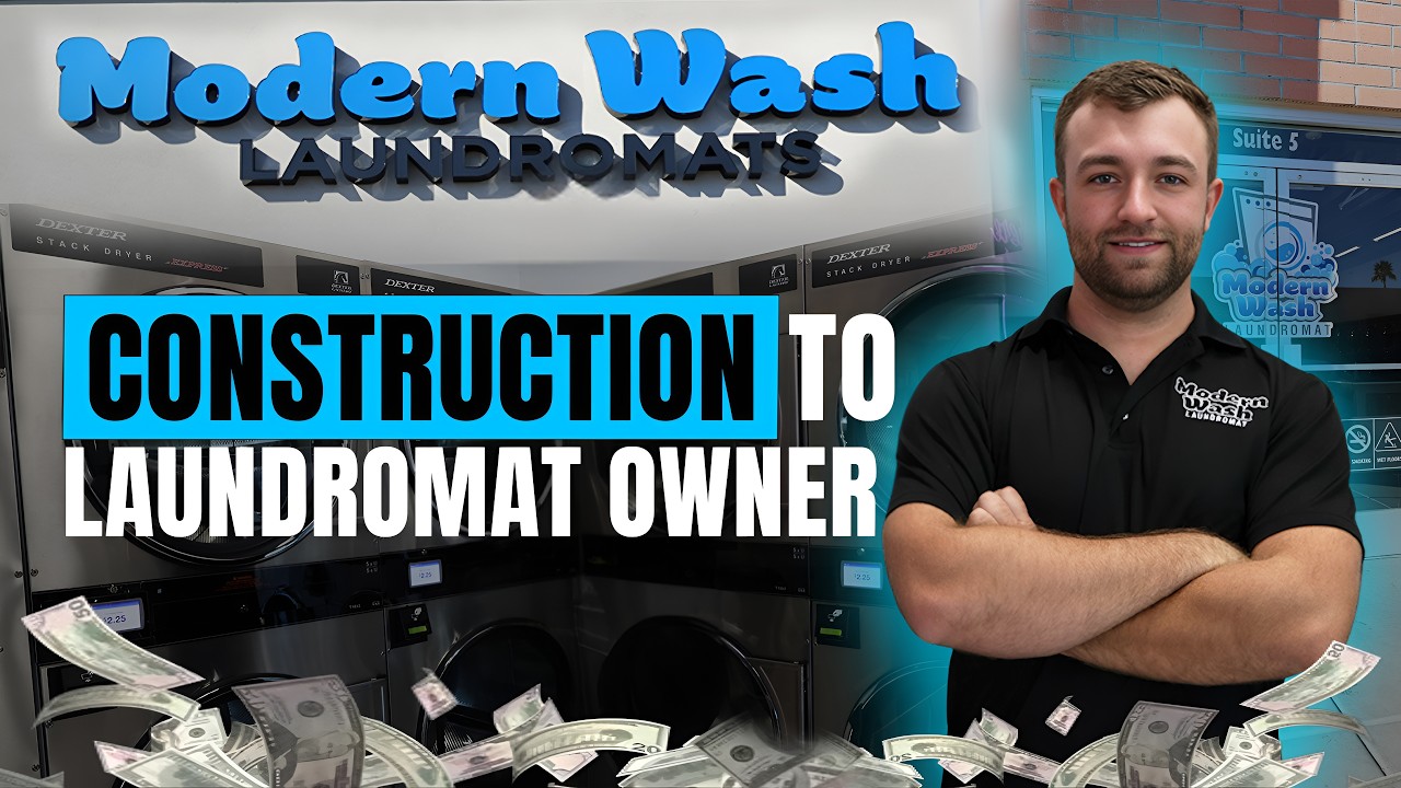 От строительства до владения современной прачечной самообслуживания