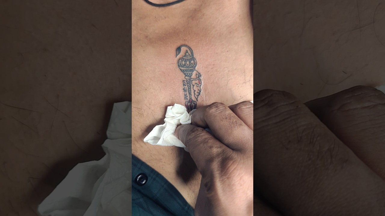 small Hanuman tattoo design 