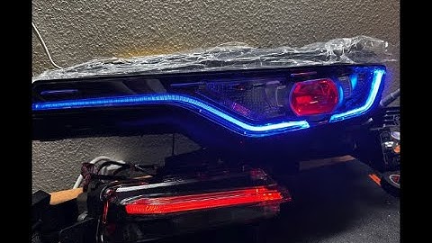 2019-2023 Chevrolet Camaro LT RS SS RGBW LED DRL Prebuilt Headlights & Fog Lights (Color-Changing)