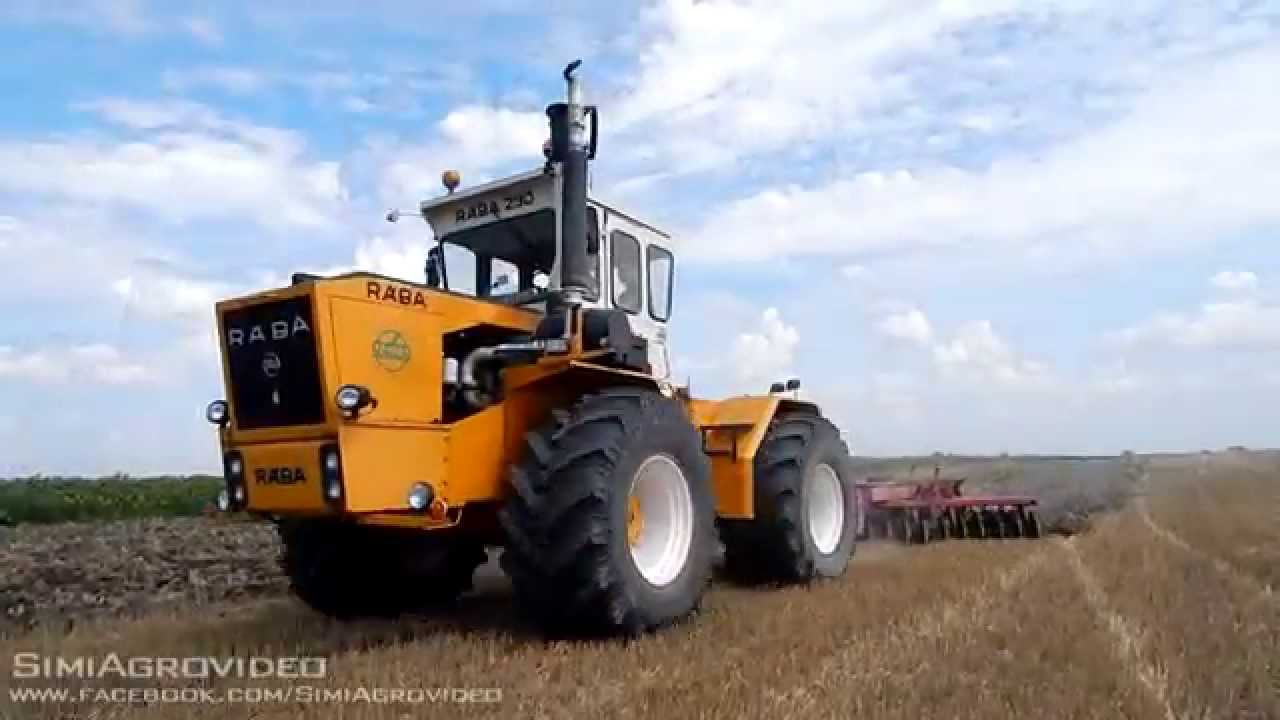 Rába 250 + IH 6.2 tarlóhántás