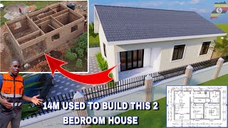 Amount used to build this simple 2 bedroom house in Uganda 2025
