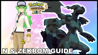 How To Use N & Zekrom! Sync Grid, Lucky Skill, Team Comp Guide! | Pokemon Masters EX