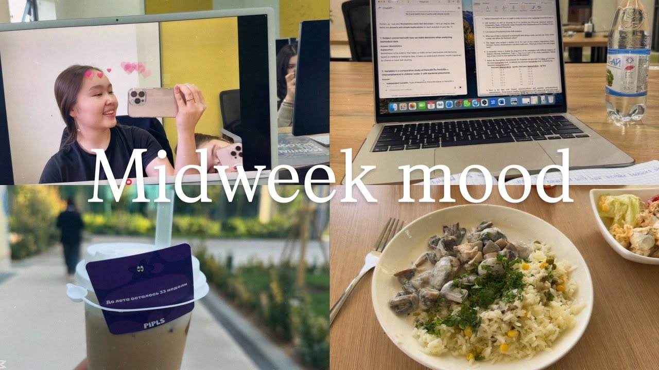 VLOG: Среда с вайбом: маникюр, учеба и смех