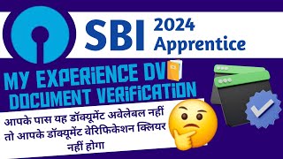 SBI APPRENTICE my experience document verification reason my DV experience 📙 #apprentice #sbi #sbipo