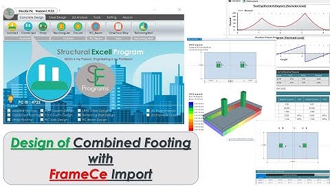 Design of Combined Footing with FrameCe Import