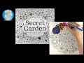 Secret Garden by Johanna Basford Adult Coloring Book Colorful Flowers - Family Toy Report