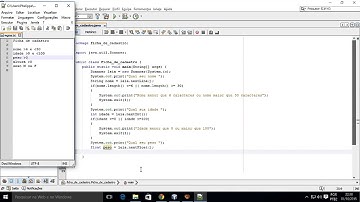 Ficha de cadastro em Java