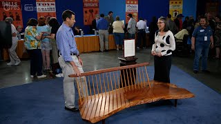 Preview: 1971 George Nakashima Conoid Bench | Vintage Baltimore 2021, Hr 1 | ANTIQUES ROADSHOW | PBS