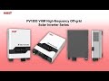 Must Energy PV1800 VHM Solar Inverter Series Must Energy PV1800 VHM Solar Inverter Series