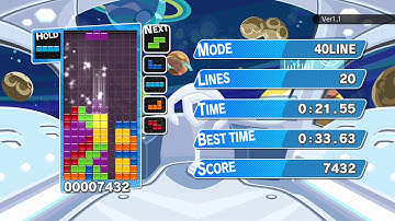 [Puyo Puyo Tetris] Sprint, 33.63s (Switch)