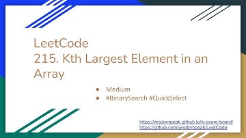 【每日一题】215. Kth Largest Element in an Array, 7/25/2021