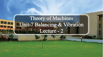 TOM-Unit-7-Lecture-2- Types of Balancing, Static & Dynamic Balancing- by Prof. H.D.Rathod