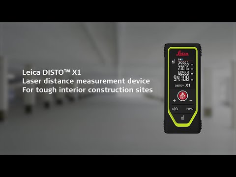 Leica DISTO™ X1 - For Tough Interior Construction Sites