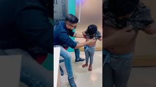 The baby boy was really struggling with his loose pant 🤪🤪cute moments in my doctor Life❤️