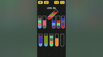 Water sort Puzzle | Level 104 | Gameplay Walkthrough