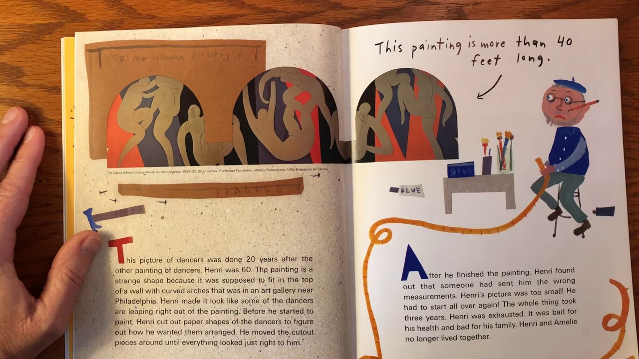 “Drawing with Scissors” read aloud w/ Ms. Avena YouTube