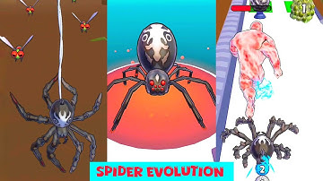 Spider Evolution 3D - Tutorial Gameplay (Android/ iOS) |
